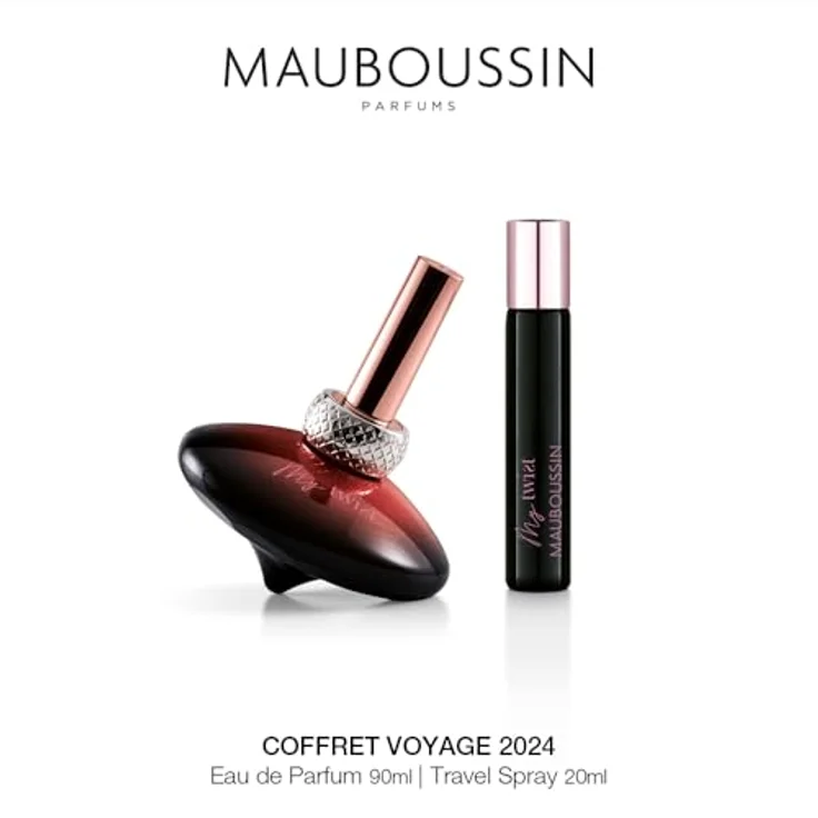 Mauboussin Reise-Set My Twist: Eau de Parfum 90 ml & Travel Spray 20 ml, blumige Duftkomposition mit Vanille und Moschus – Bild 2