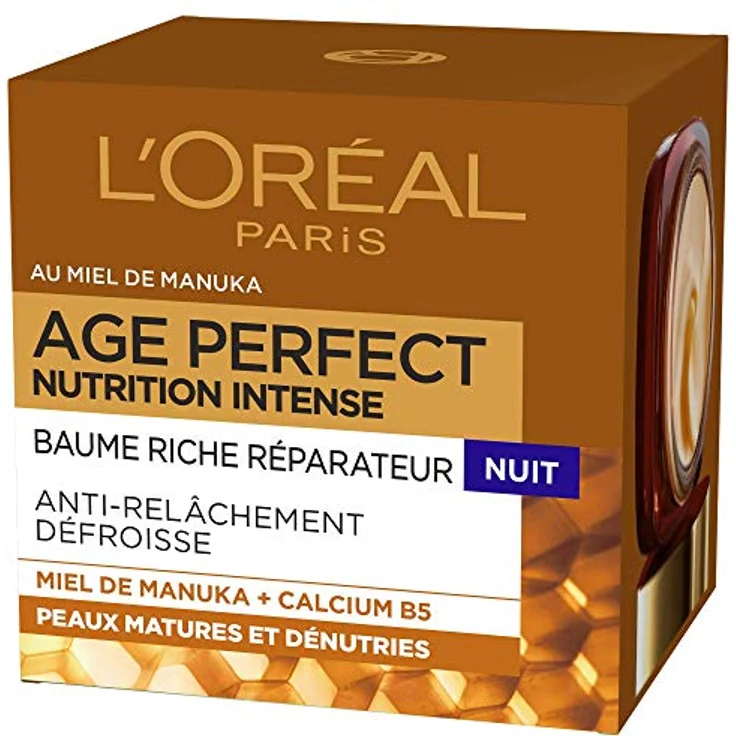 L'Oréal Paris Age Perfect Balsam Für Die Nacht Für Reife Haut Intensive Nutrition 50 ml Nachtpflege für Damen und Herren – Bild 2