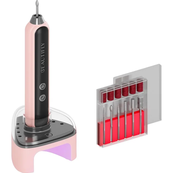Beautifly NailFusion Nageldrill, drahtloser Nagelfräser für präzise Maniküre und Pflege von natürlichen und künstlichen Nägeln, 1 St.