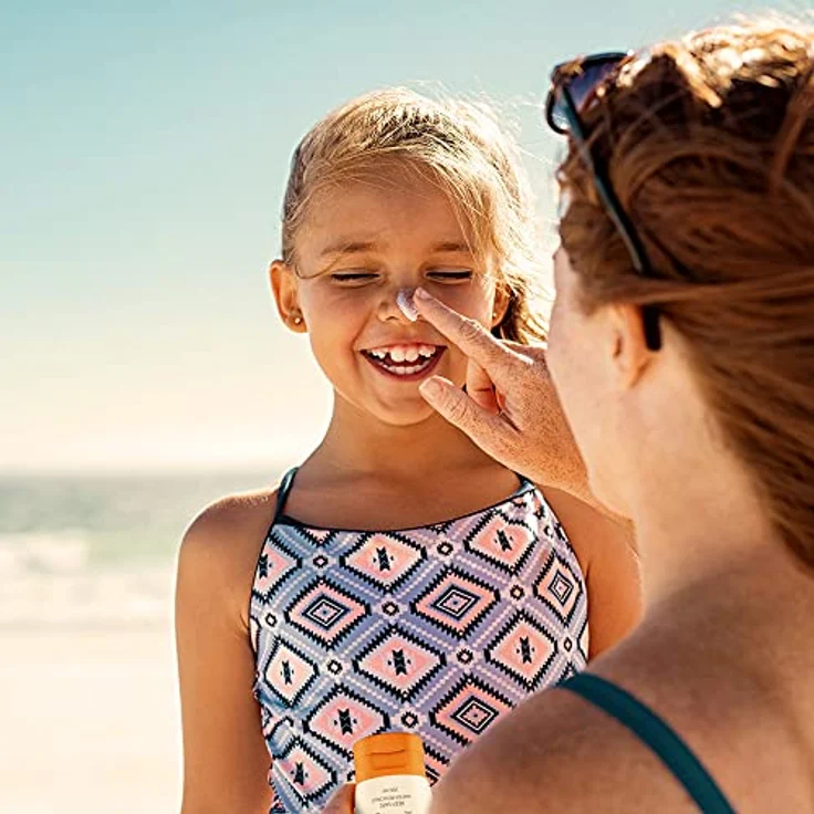 Bambo Nature Sonnencreme, 100 ml, Faktor 50 Kinder-Sonnencreme, wasserabweisend, LSF 50, farbstoff- und parfümfrei – Bild 2