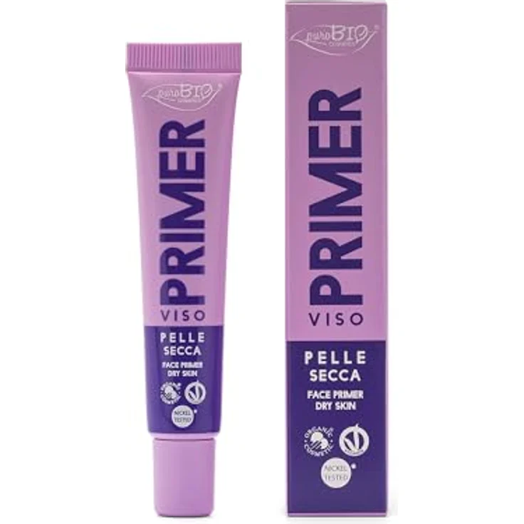 puroBIO Cosmetics Primer Make-up Primer für trockene Haut, 15 ml, vegan und feuchtigkeitsspendend – Bild 1