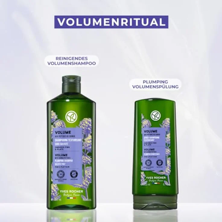 Yves Rocher Volume Plumping Conditioner, 200 ml, für feines & plattes Haar, mit Quinoa-Peptiden für sofortiges Volumen – Bild 5