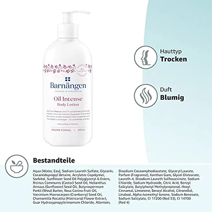 Barnängen Oil Intense Body Lotion, 400 ml – Bild 4