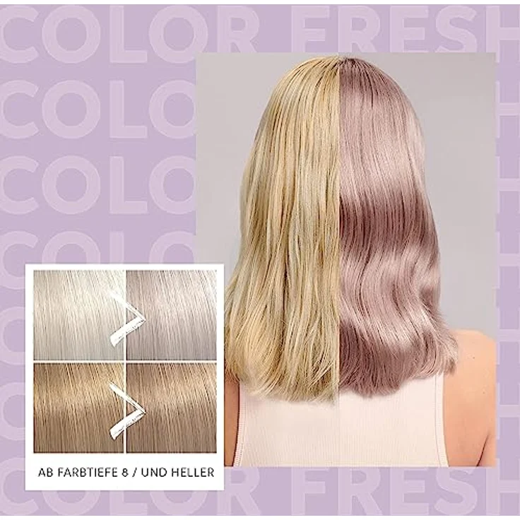 Wella Professionals Color Fresh Mask Lilac Frost - Haarkur mit pflegender Silber Tönung und Avocadoöl - 500 ml – Bild 5