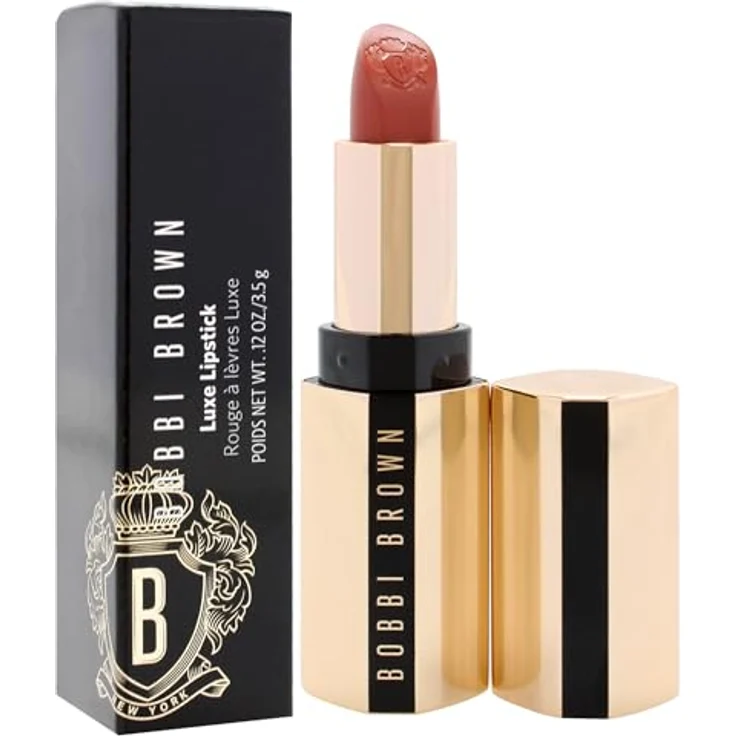 Bobbi Brown Luxe Lipstick, Lippenstift 3,5 g in AFTERNOON TEA 64, satinierte Finish, pflegende Formel mit Blumenextrakten – Bild 3