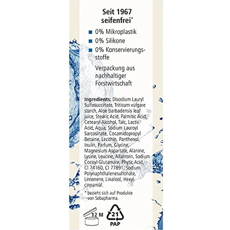 SEBAMED Frische Dusche mit Allantoin fest Duschgel, 100 g - Preisvergleich – Bild 9
