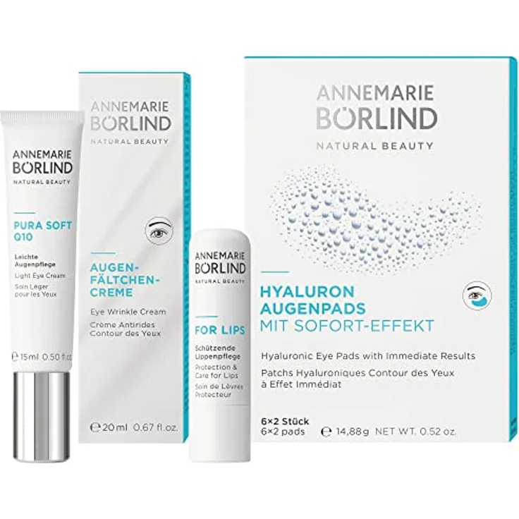 Annemarie Börlind Hyaluron Augenpads 6x2 Stück, Augenpads, Anti-Aging, mit botanischer Hyaluronsäure und Konjakwurzel – Bild 7