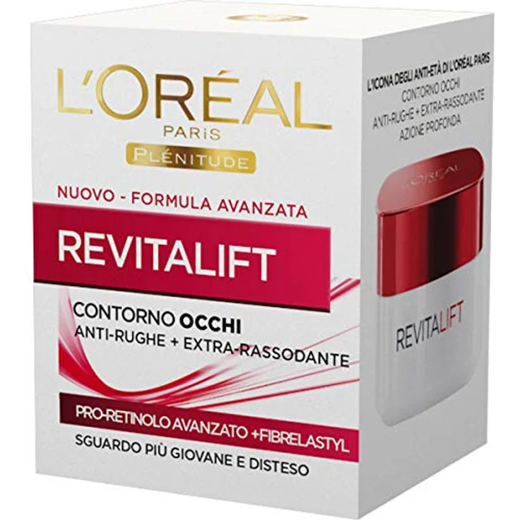 L 'Oreal Fülle Revitalift Anti-Falten + Straffende Augencreme 15 ml – Bild 2