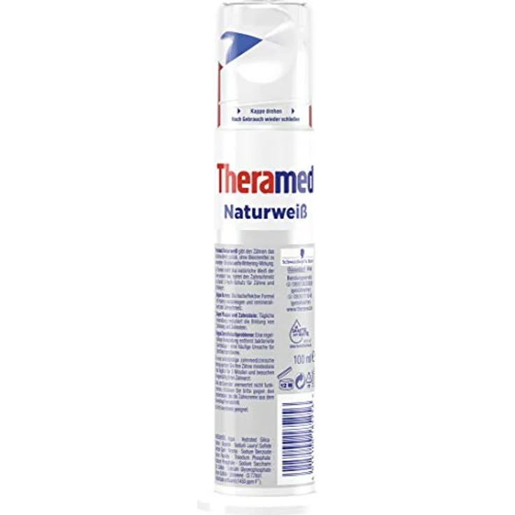 Theramed Naturweiss 100 ml mit Whitening-Effekt für weißere Zähne – Bild 2
