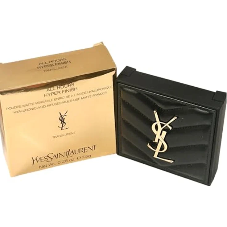 Yves Saint Laurent All Hours Hyper Finish Puder Damen, Transparent, 7.5 g, mattierendes Puder mit Weichzeichnungseffekt – Bild 2