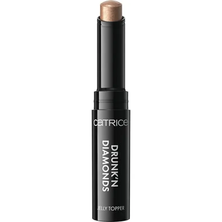 Catrice Drunk'n Diamonds Jelly Topper Lidschatten-Creme im Stift, Farbton 030 Sunset Spark, 2.5 g, vegan, mit Glitzereffekt und Langzeiteffekt