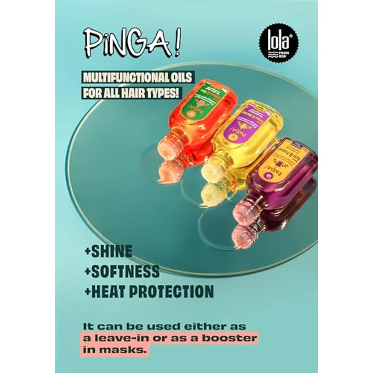 Lola Cosmetics Haaröl PINGA mit Karotte und Olive, 50ML - Intensive Pflege für Glanz und Feuchtigkeit, Unisex – Bild 3