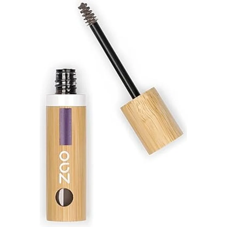 ZAO Mascara 3,6 ml 53 DARK, Bio-zertifizierte, vegane Augenbrauen-Mascara mit Rizinusöl zur Definition und Volumensteigerung – Bild 1