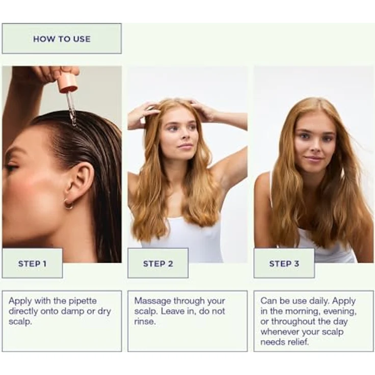 Maria Nila - Head & Hair Heal Soothing Serum, 50 ml - Beruhigendes Kopfhautserum mit Pfefferminzextrakt und Hyaluronsäure - Vegan & Tierfreundlich - Reisegröße – Bild 3