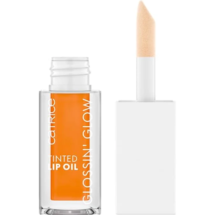 Catrice Glossin' Glow Tinted Lip Oil, Lipgloss, Nr. 030, Orange, pflegend, Färbeeffekt, mit Ölen, natürlich, vegan, ohne Parabene, ohne Mikroplastikpartikel, Nanopartikel frei, 1er Pack (4ml) – Bild 2