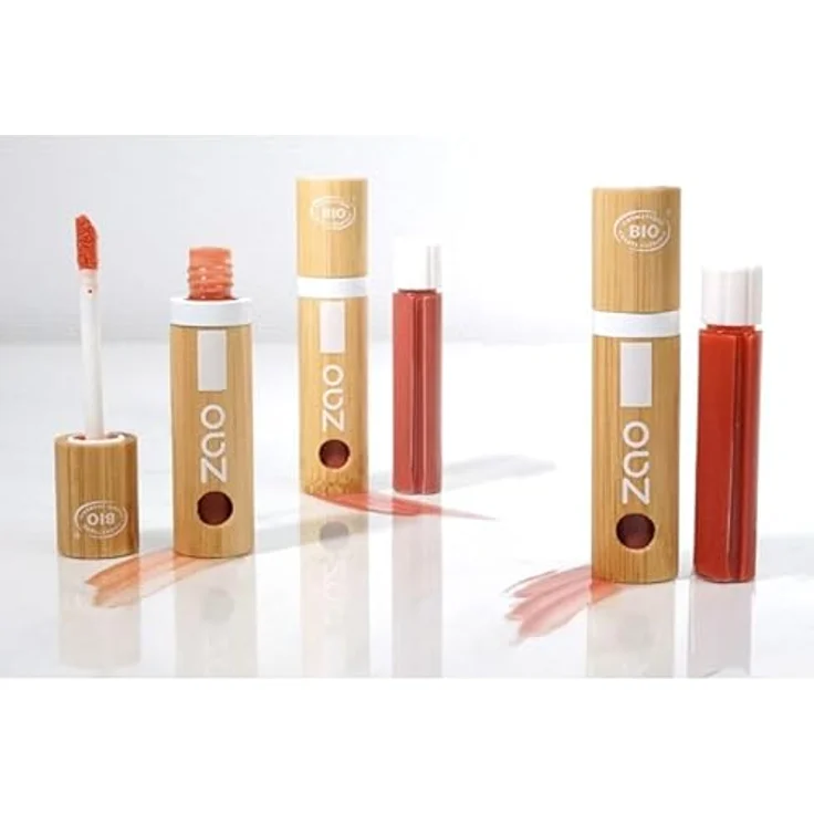Zao Refill Bamboo Lip Oil, Lippenpflege mit feiner Farbgebung und Aufpolsterungseffekt, 3,8 ml – Bild 3