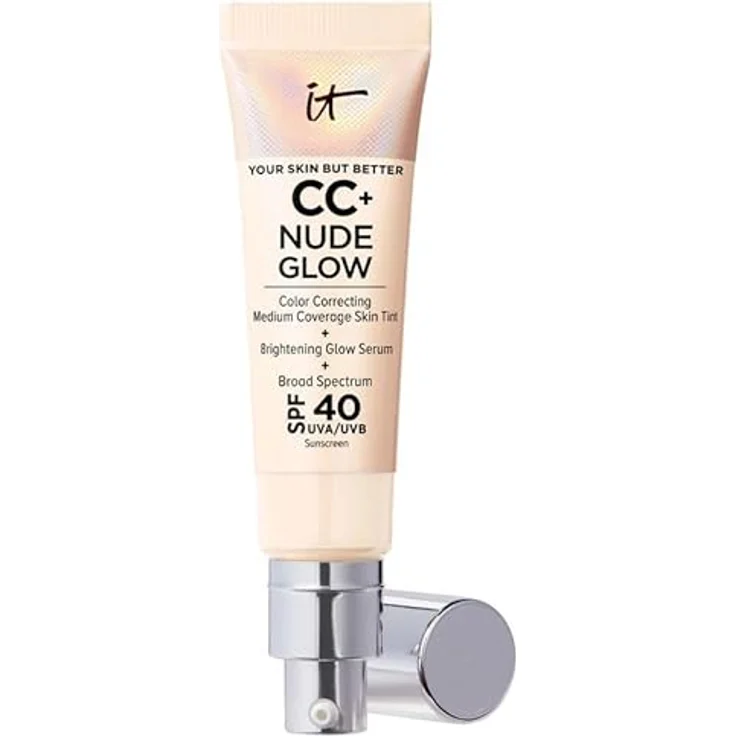 IT Cosmetics CC+ NUDE GLOW lightweight foundation + glow serum SPF40#fair 32 ml - Langlebige Foundation mit Glow-Effekt – Bild 2