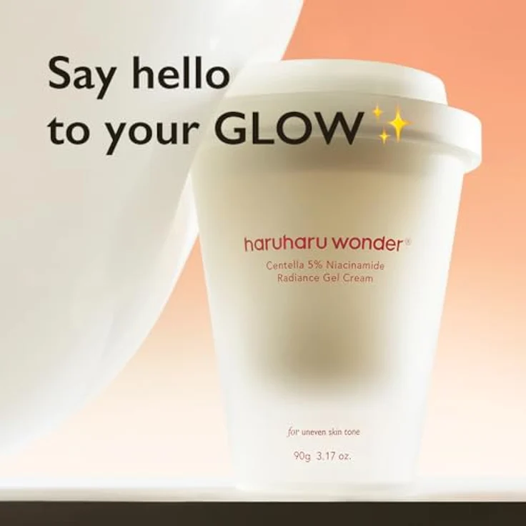 HARUHARU wonder Centella 5% Niacinamide Radiance Gel Cream, All-in-One Feuchtigkeitspflege für strahlenden Teint, 3.17 fl. Oz. – Bild 2