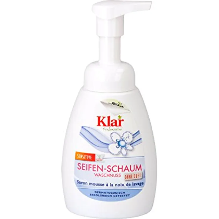Klar Waschnuss-Seifenschaum (240 ml)
