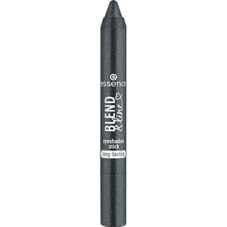 Essence blend & line eyeshadow stick, Lidschatten Nr. 05 Schwarz, langanhaltend, hochpigmentiert, mit Ölen, vegan, 1er Pack (1.8g)