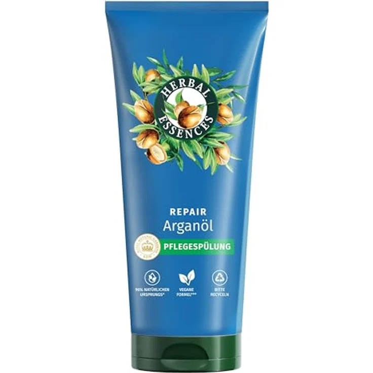 Herbal Essences Repair Pflegespülung mit Arganöl 250ml - Intensive Pflege für geschädigtes Haar, Inhaltsstoffe natürlichen Ursprungs, Vegan – Bild 1