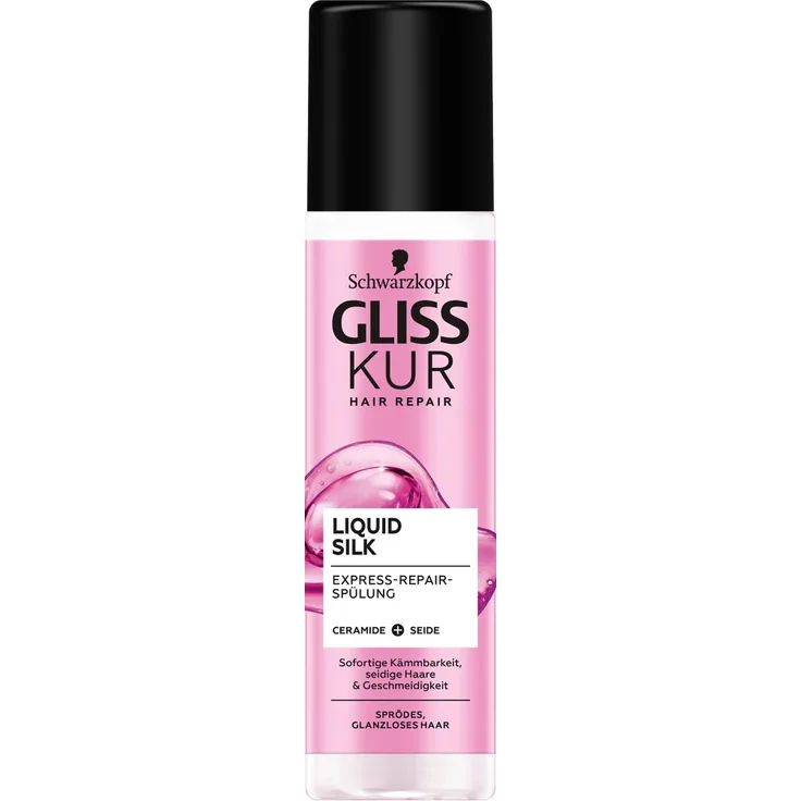 GLISS KUR Conditioner GLISS KUR Conditioner Express-Repair-Spülung Liquid Silk Haarspülung 200 ml