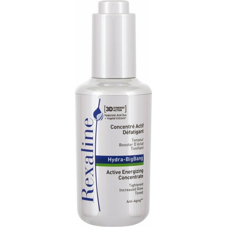 Rexaline 3D Hydra Bigbang Active Energizing Concentrate 30 ml mit feuchtigkeitsspendender Wirkung