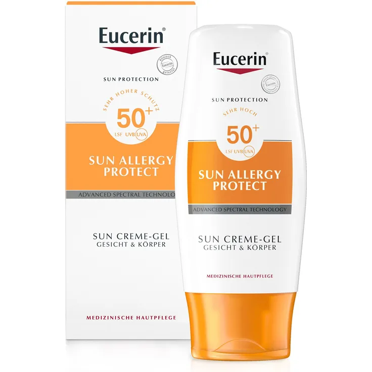 Eucerin Sonnenschutz Eucerin Sonnenschutz Sun Allergy Protect Sun Creme-Gel LSF 50 Sonnencreme 150 ml