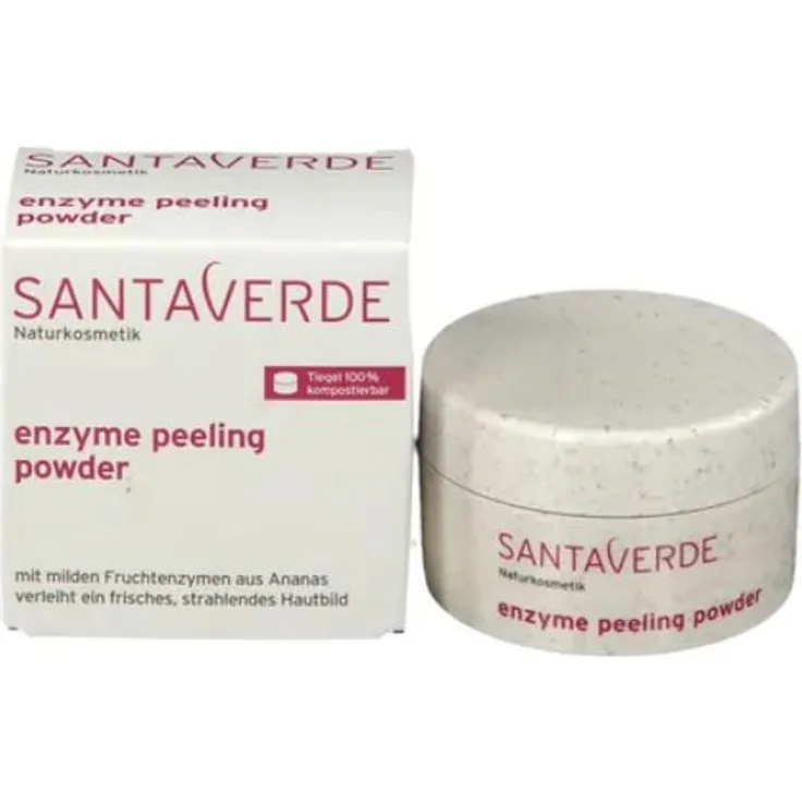Santaverde Enzyme Peeling Powder, 23 g mit reinigender Wirkung