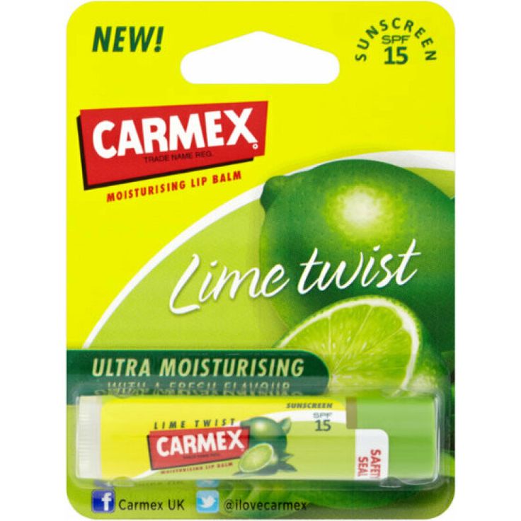 Carmex Lima Twist Stick 4 25gr für schön gepflegte Lippen