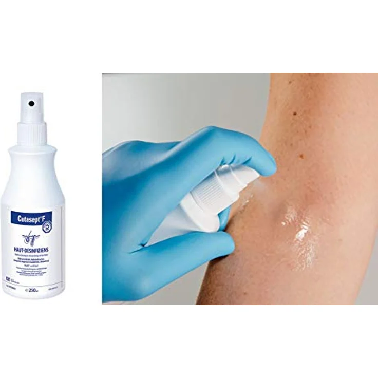 Bode Cutasept F Hautdesinfektionsmittel 250 ml Sprühflasche – Bild 2