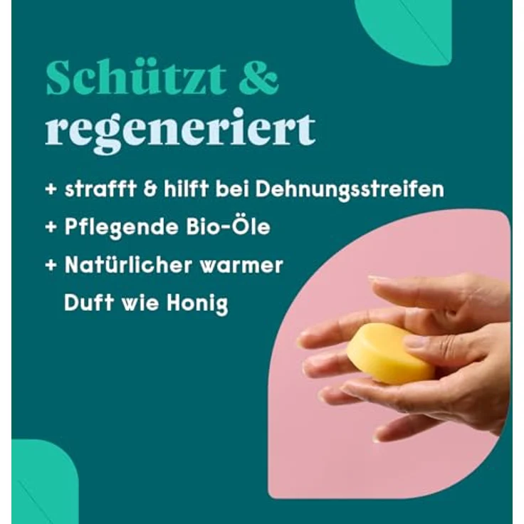 forpeople Körperbutter 40g, Bio Körper Creme mit Sheabutter & Bienenwachs, vegane Pflege für trockene Haut, handgemacht in Deutschland – Bild 2