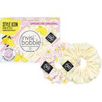 invisibobble Haargummi Set Fruit Fiesta #GNTM Scrunchie Pastell I 2x Haargummis Rosa und Gelb für Mädchen & Damen I Scrunchies Gestreift I designed im Herzen Münchens