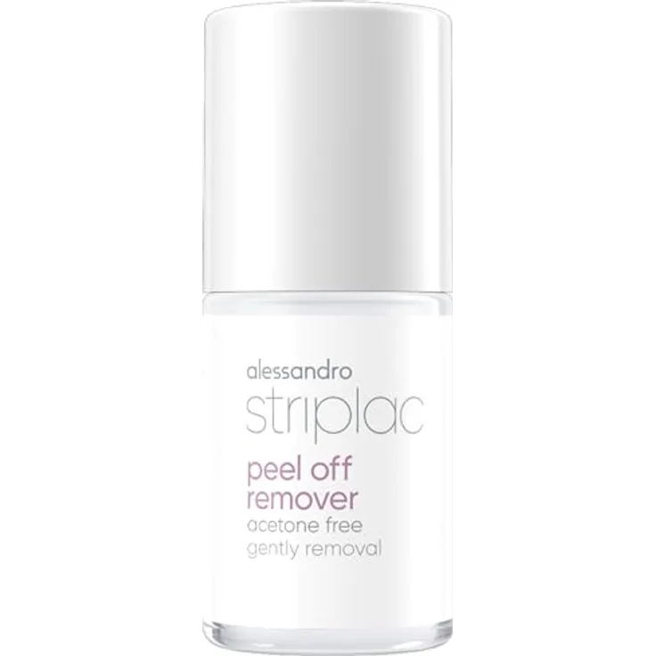 alessandro Striplac Peel Off Remover, Acetonfreier Nagellackentferner mit schonender Abziehtechnologie, vegan, 6,5ml