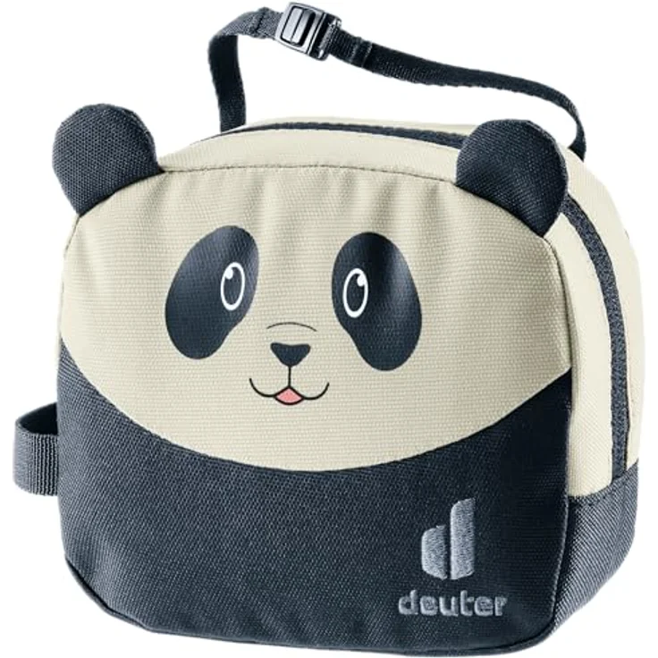 deuter Kulturbeutel WASH BAG KIDS, geräumiger Waschbeutel mit Tiermotiv und praktischen Griffen, ideal für Urlaub und Übernachtungen – Bild 1