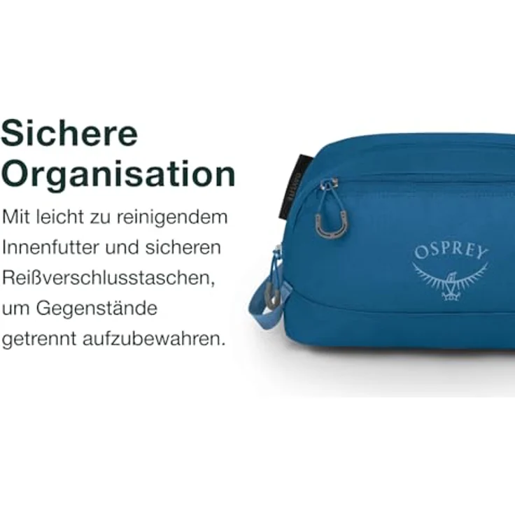 Osprey Daylite Kulturbeutel, 26 cm, oliv, 100% Polyester, kompakte Reisegröße – Bild 4