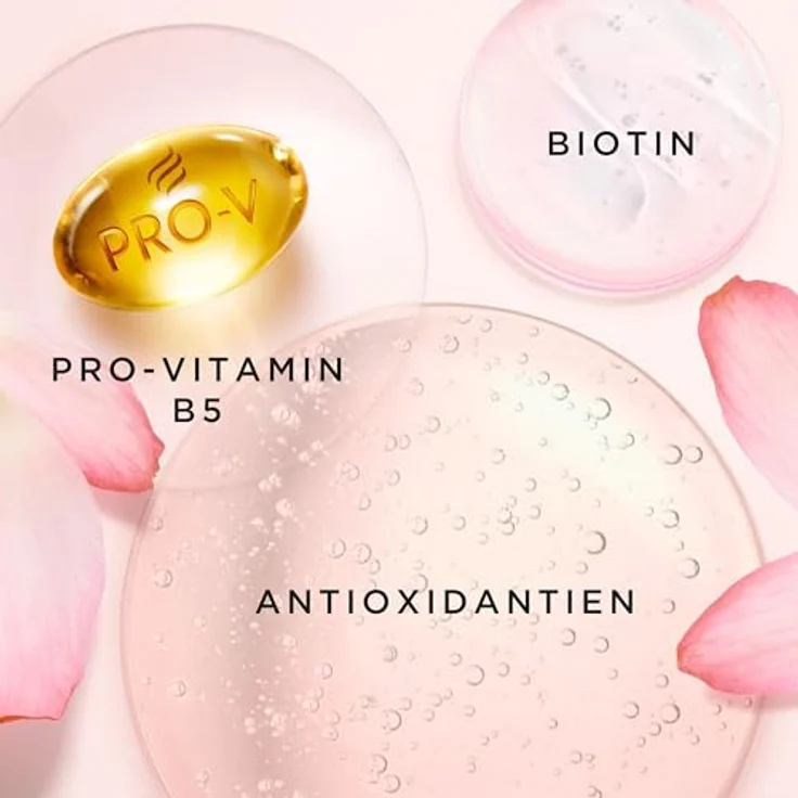Pantene Pro-V Lift & Volume Haarverdickende Pflegespülung mit Biotin, Silikonfrei 160ml. Pro-V Miracles Pflegespülung, Angereichert mit Antioxidantien. Sichtbar Dickeres und Volleres Haar, Pantene Conditioner – Bild 4