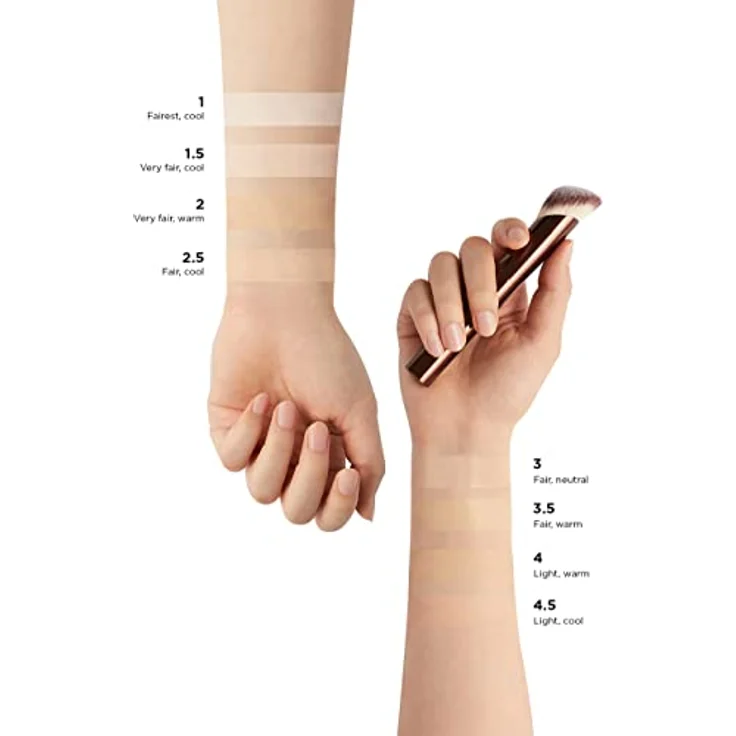 Hourglass Ambient Soft Glow Foundation, 30 ml, aufbaubare Deckkraft, mattes Finish, Farbnuance #3,5 – Bild 5