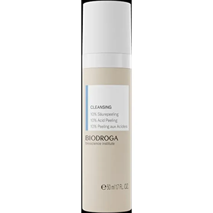 Biodroga Cleansing 10% Säure Peeling 50 ml – Gesichtspeeling Gesichtsreinigung Porenreiniger Face Wash Scrub Tiefenreinigung