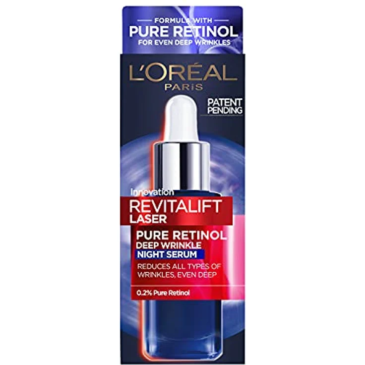 L'Oréal Paris - Revitalift Filler Retinol Night Serum 30 ml, Gesichtscreme mit Anti-Aging Wirkung – Bild 2
