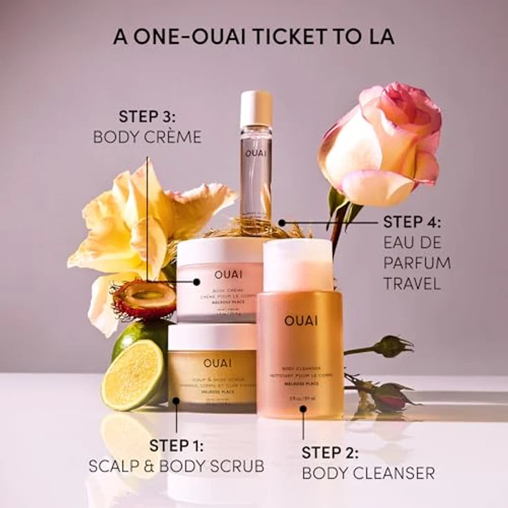 Ouai Body Crème Melrose Place, unisex Körperlotion mit Cupuaçu-Butter und Kokosöl, 96,4 g – Bild 7
