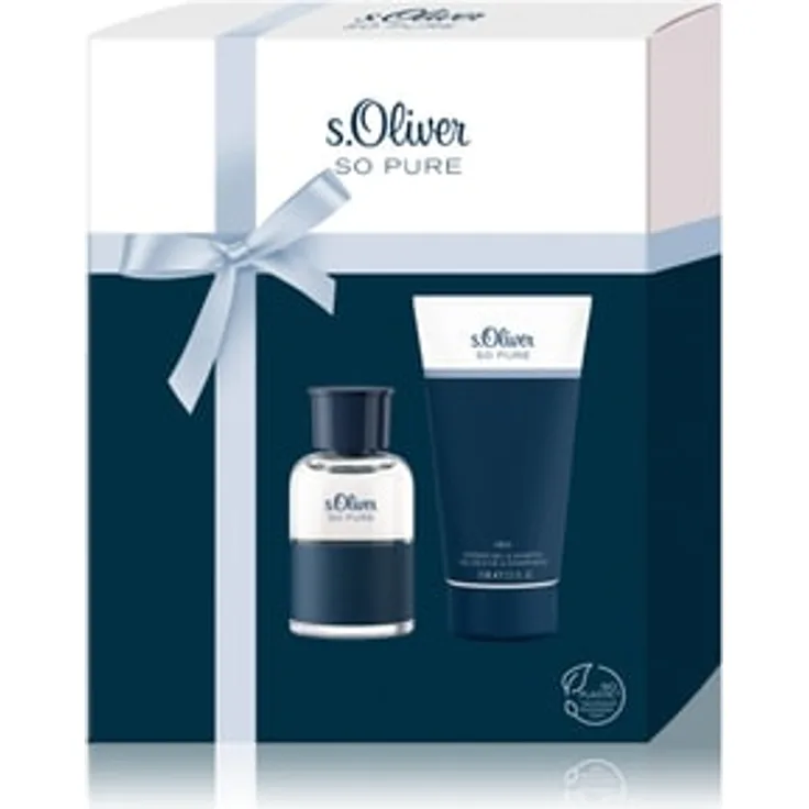 s.Oliver So Pure Men Eau de Toilette 30ml Duftset mit Shower Gel & Shampoo 75ml