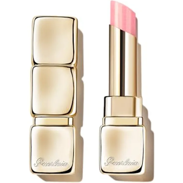 GUERLAIN KissKiss Bee Glow, nährender und feuchtigkeitsspendender Lippenbalsam, Farbton 358 Pearly Rose, 3.2 g
