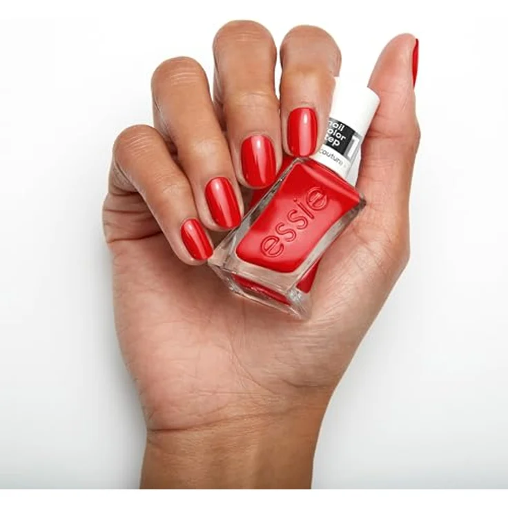 essie Gel Couture Nagellack, langanhaltend ohne UV-Licht, Nr. 260 flashed, Rot, 13,5 ml – Bild 4