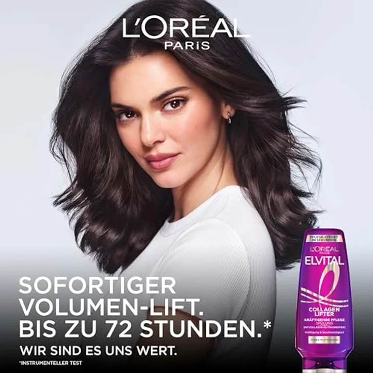 L’Oréal Paris Elvital Collagen Lifter, Conditioner für feines Haar mit Kollagen-AS, silikonfrei, 250 ml, metallisch lila – Bild 2
