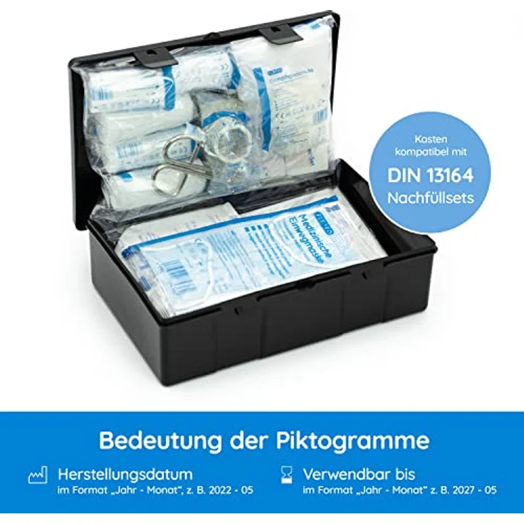 Flexeo KFZ Verbandkasten inkl. Füllung nach DIN 13164 – Bild 7