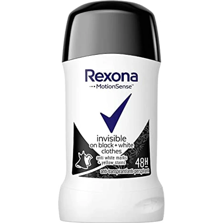 Rexona Deodorant Stick 40 ml Invisible Schwarz & White Diamond – Bild 1