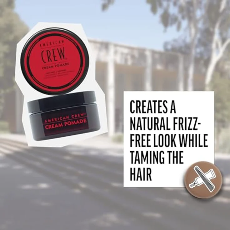 American Crew Cream Pomade, Haarpomade mit leichtem Halt und glänzendem Finish, 85 ml – Bild 4