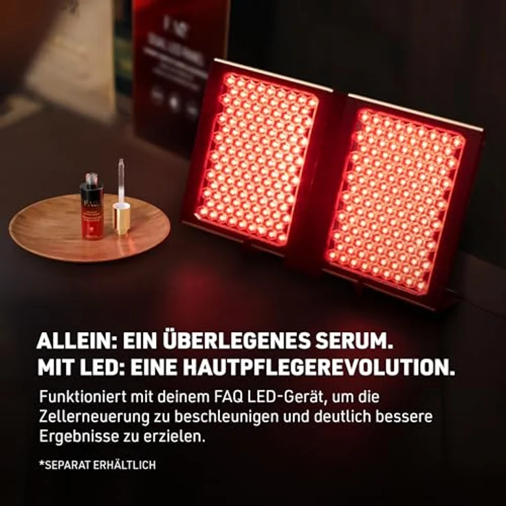 FOREO FAQ™ Red Light Peptide Serum, Gesichtsserum zur Verstärkung der LED-Therapie, 30 ml – Bild 3