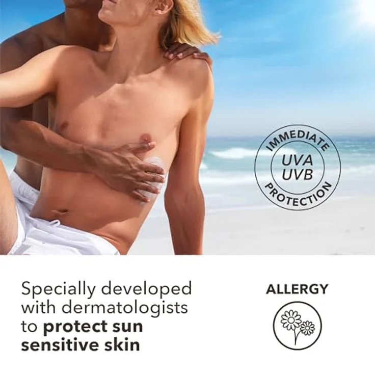 Piz Buin Allergy Sun Sensitive Skin Lotion SPF50+ Griechenland Karton 200 ml – Bild 3